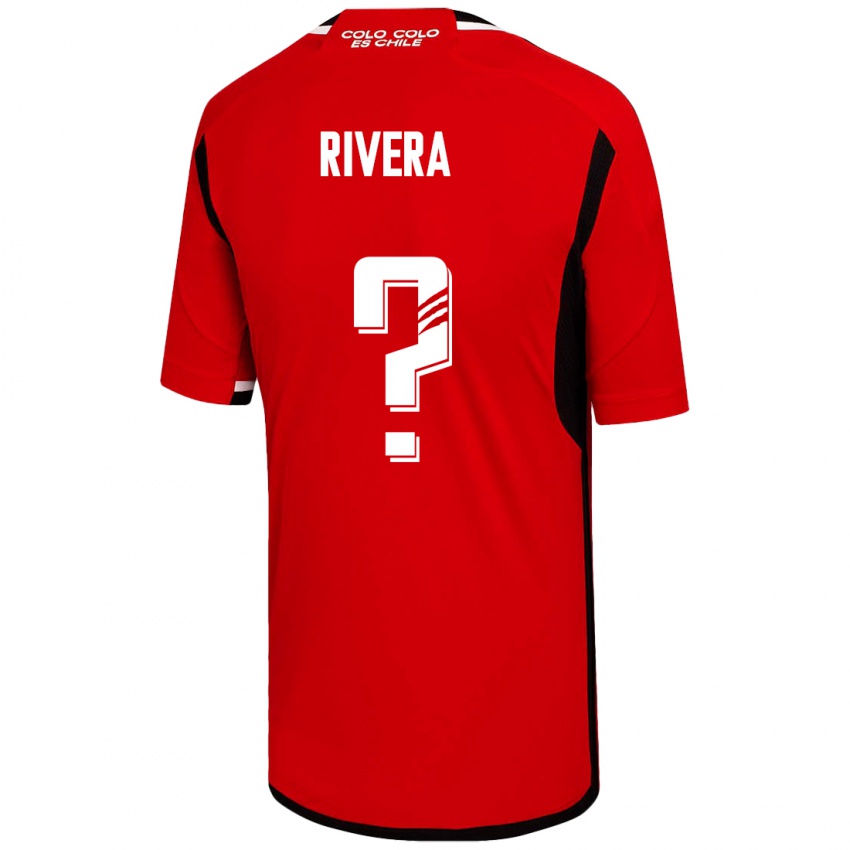 Niño Camiseta Francisco Rivera #0 Rojo 2ª Equipación 2023/24 La Camisa Perú