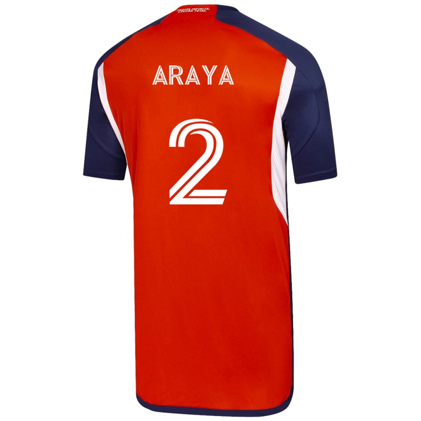 Niño Camiseta Fernanda Araya #2 Blanco 2ª Equipación 2023/24 La Camisa Perú