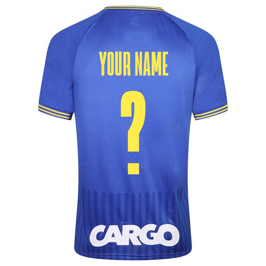 Niño Camiseta Su Nombre #0 Azul 2ª Equipación 2023/24 La Camisa Perú