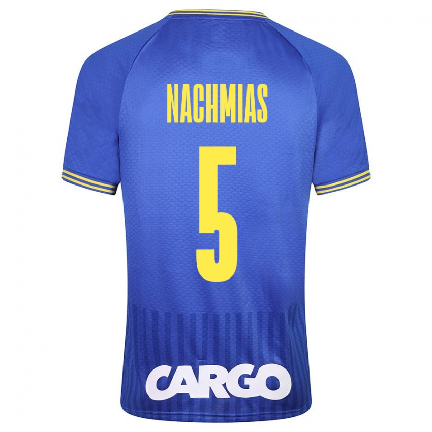 Niño Camiseta Idan Nachmias #5 Azul 2ª Equipación 2023/24 La Camisa Perú