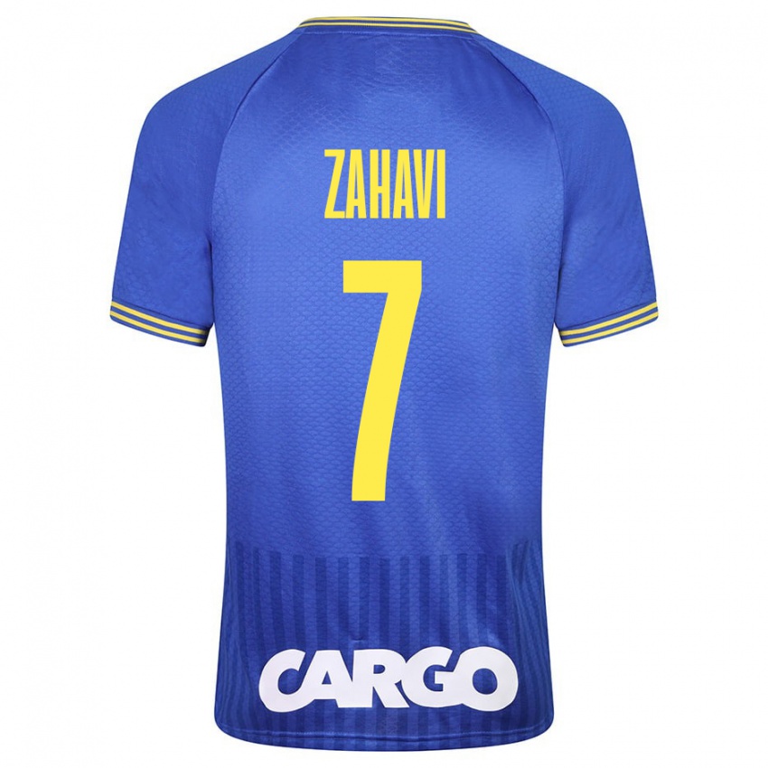 Niño Camiseta Eran Zahavi #7 Azul 2ª Equipación 2023/24 La Camisa Perú
