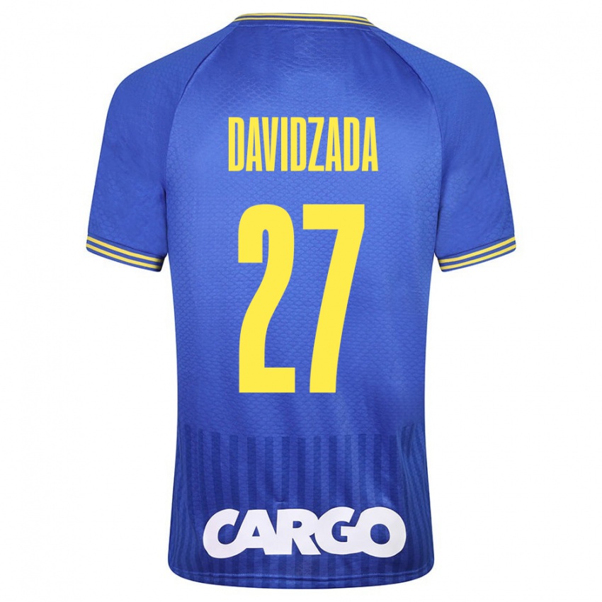 Niño Camiseta Ofir Davidzada #27 Azul 2ª Equipación 2023/24 La Camisa Perú