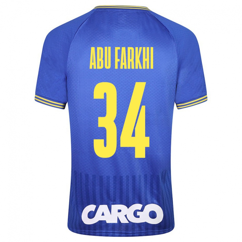 Niño Camiseta Sayed Abu Farkhi #34 Azul 2ª Equipación 2023/24 La Camisa Perú