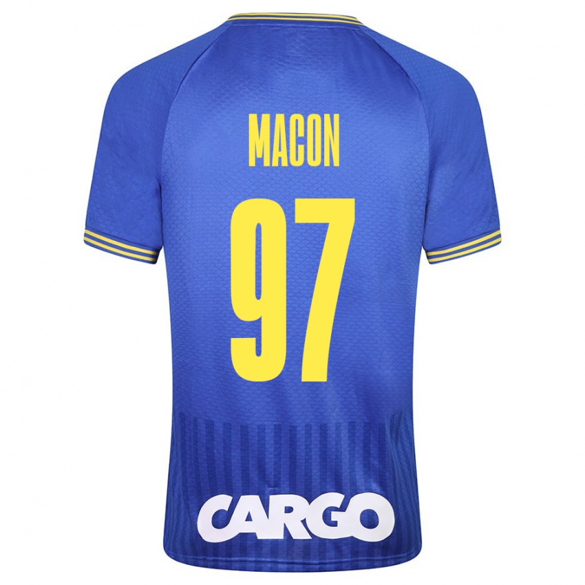 Niño Camiseta Yvann Maçon #97 Azul 2ª Equipación 2023/24 La Camisa Perú
