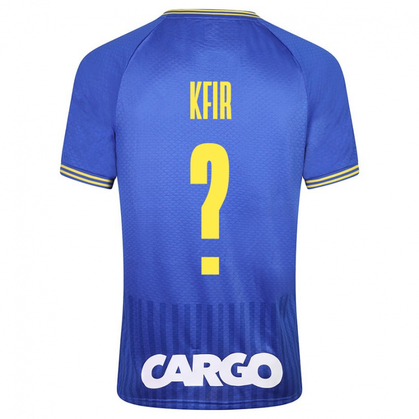 Niño Camiseta Yuval Kfir #0 Azul 2ª Equipación 2023/24 La Camisa Perú