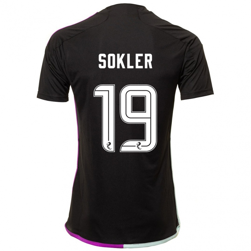 Niño Camiseta Ester Sokler #19 Negro 2ª Equipación 2023/24 La Camisa Perú