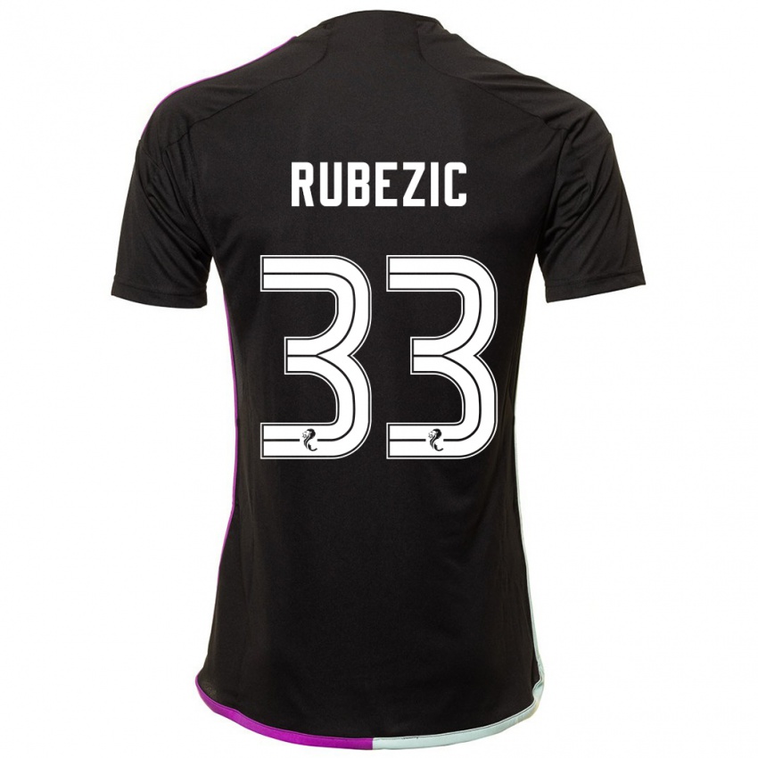 Niño Camiseta Slobodan Rubezic #33 Negro 2ª Equipación 2023/24 La Camisa Perú