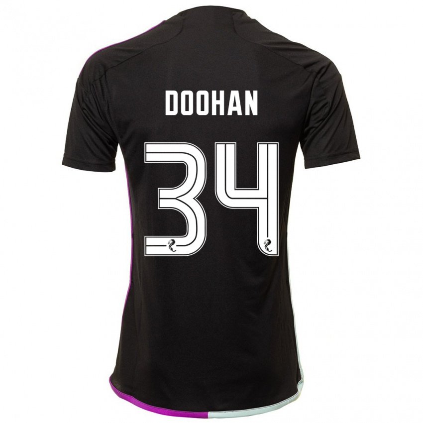 Niño Camiseta Ross Doohan #34 Negro 2ª Equipación 2023/24 La Camisa Perú