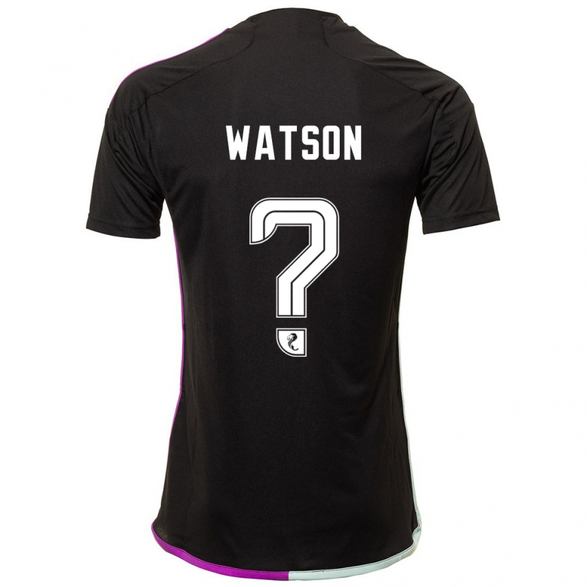 Niño Camiseta Kai Watson #0 Negro 2ª Equipación 2023/24 La Camisa Perú