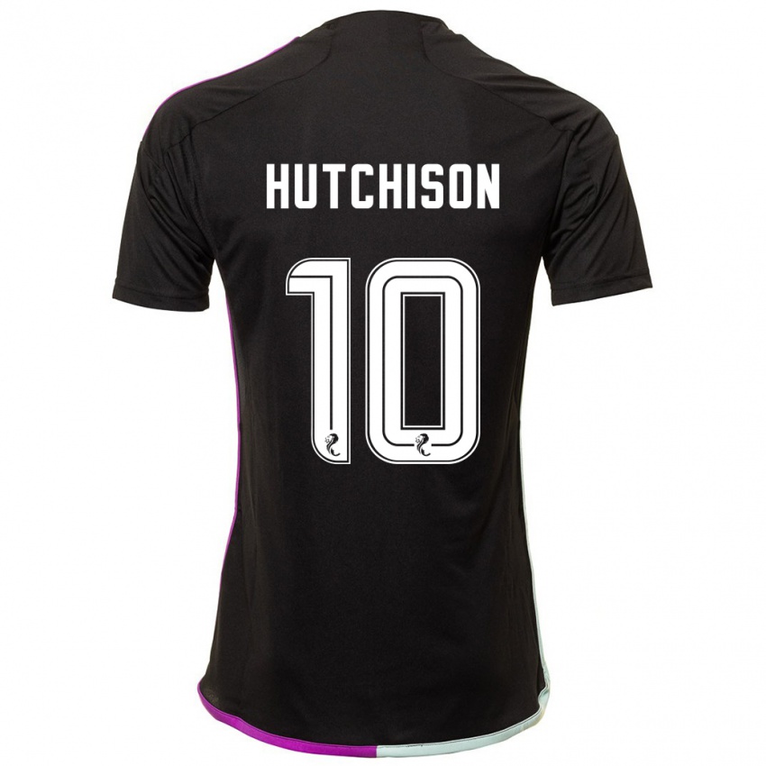 Niño Camiseta Bayley Hutchison #10 Negro 2ª Equipación 2023/24 La Camisa Perú