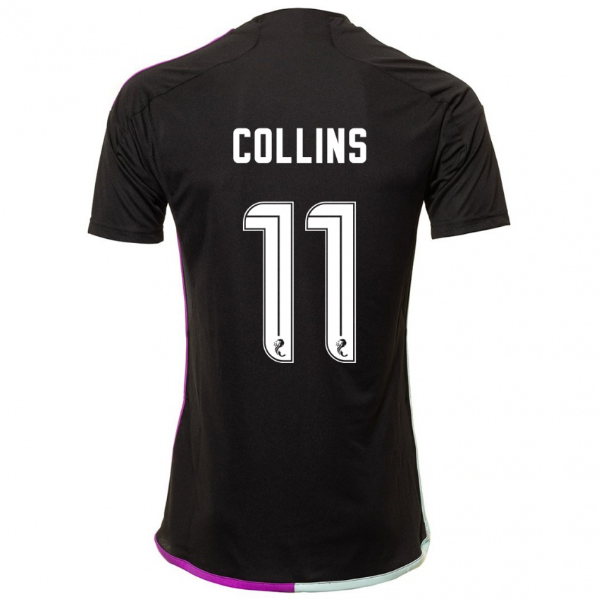 Niño Camiseta Bailley Collins #11 Negro 2ª Equipación 2023/24 La Camisa Perú