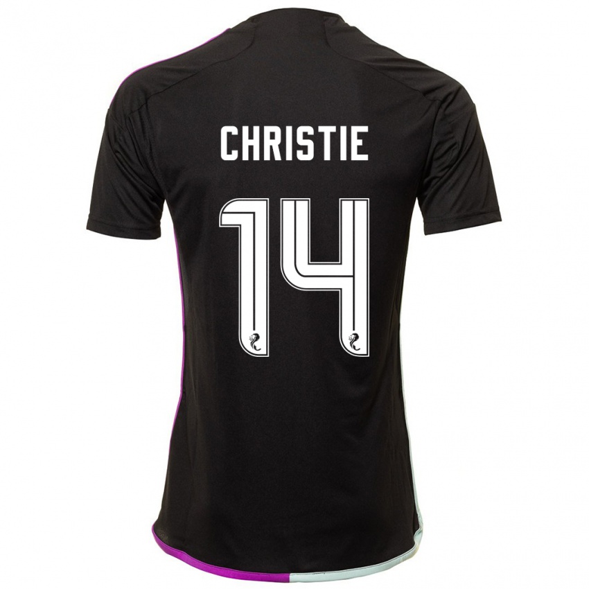 Niño Camiseta Mya Christie #14 Negro 2ª Equipación 2023/24 La Camisa Perú