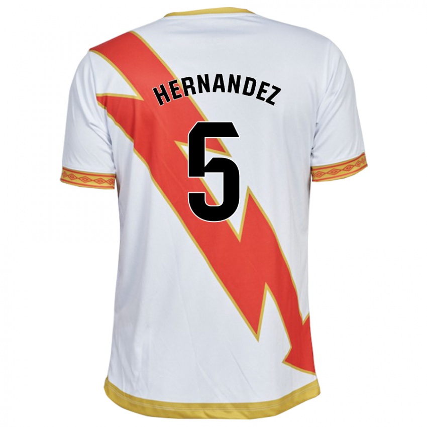 Hombre Camiseta Aridane Hernández #5 Blanco 1ª Equipación 2023/24 La Camisa Perú