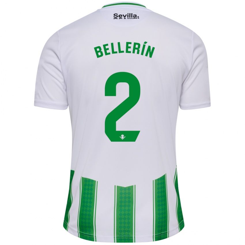 Hombre Camiseta Hector Bellerin #2 Blanco 1ª Equipación 2023/24 La Camisa Perú