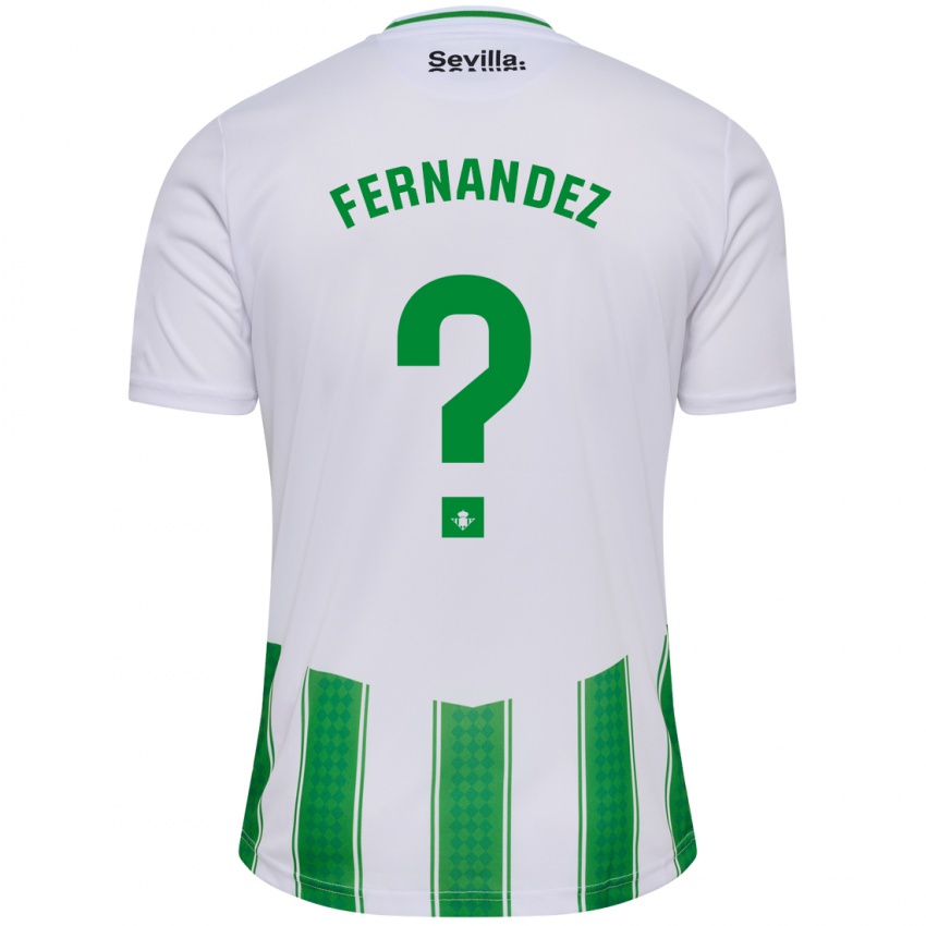 Hombre Camiseta Marcos Fernández #0 Blanco 1ª Equipación 2023/24 La Camisa Perú