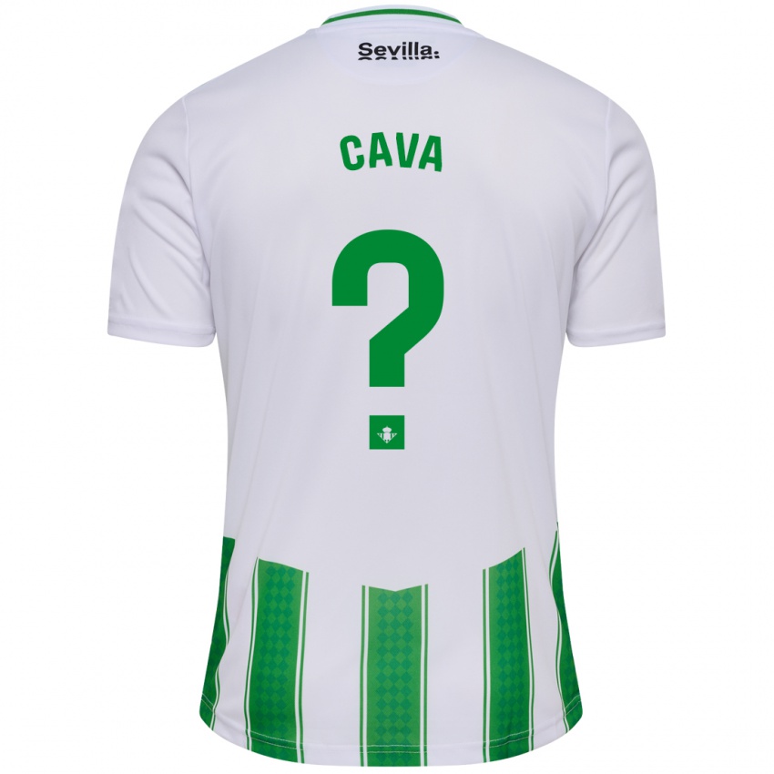 Hombre Camiseta Raúl Cava #0 Blanco 1ª Equipación 2023/24 La Camisa Perú