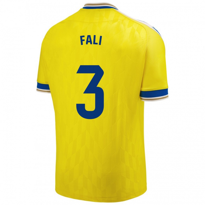 Hombre Camiseta Fali #3 Amarillo 1ª Equipación 2023/24 La Camisa Perú