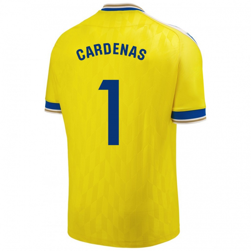 Hombre Camiseta Raquel Cárdenas #1 Amarillo 1ª Equipación 2023/24 La Camisa Perú