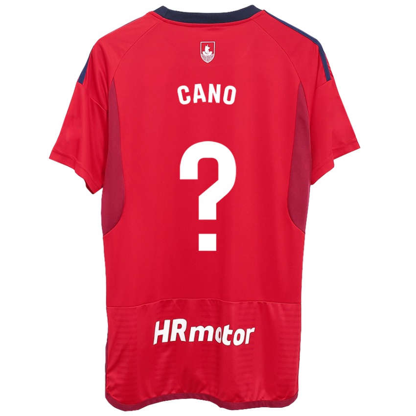 Hombre Camiseta Javi Caño #0 Rojo 1ª Equipación 2023/24 La Camisa Perú