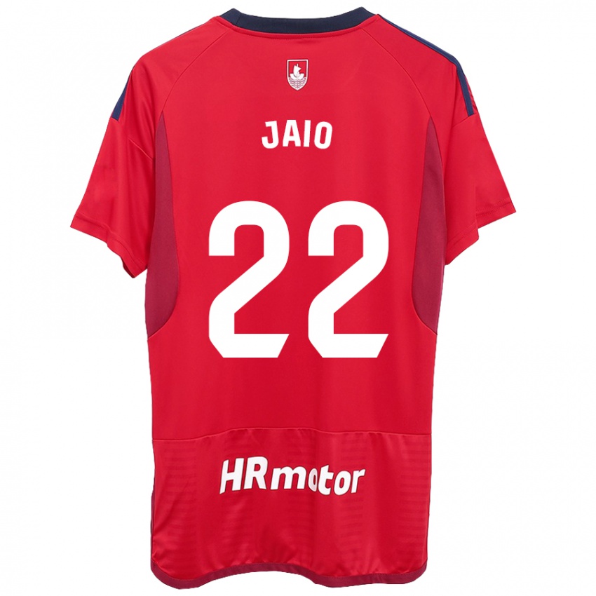 Hombre Camiseta Jaione Larraiotz Senosiain #22 Rojo 1ª Equipación 2023/24 La Camisa Perú