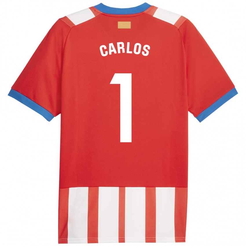 Hombre Camiseta Juan Carlos #1 Rojo Blanco 1ª Equipación 2023/24 La Camisa Perú