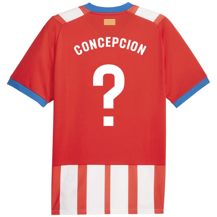 Hombre Camiseta Elian Concepción #0 Rojo Blanco 1ª Equipación 2023/24 La Camisa Perú