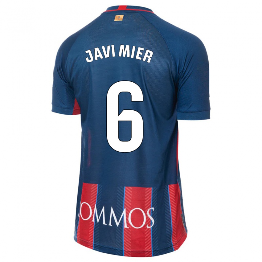 Hombre Camiseta Javi Mier #6 Armada 1ª Equipación 2023/24 La Camisa Perú