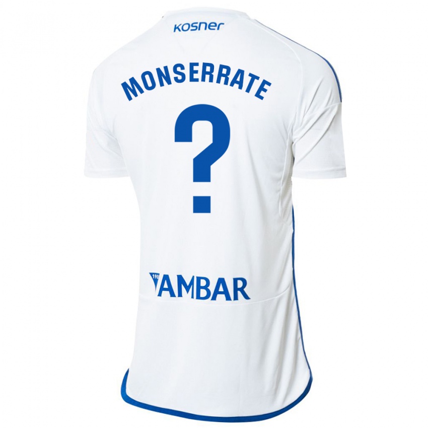 Hombre Camiseta Jano Monserrate #0 Blanco 1ª Equipación 2023/24 La Camisa Perú