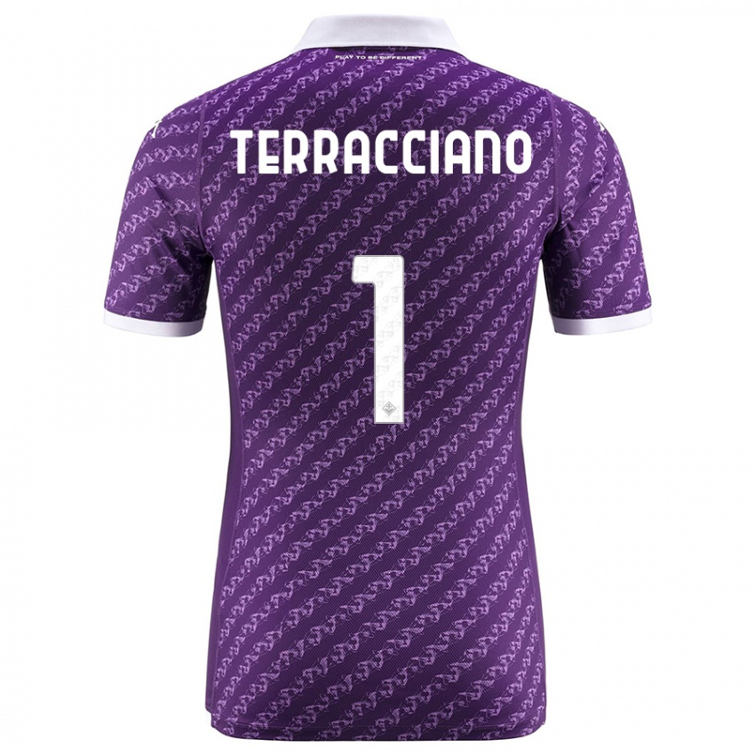 Hombre Camiseta Pietro Terracciano #1 Violeta 1ª Equipación 2023/24 La Camisa Perú