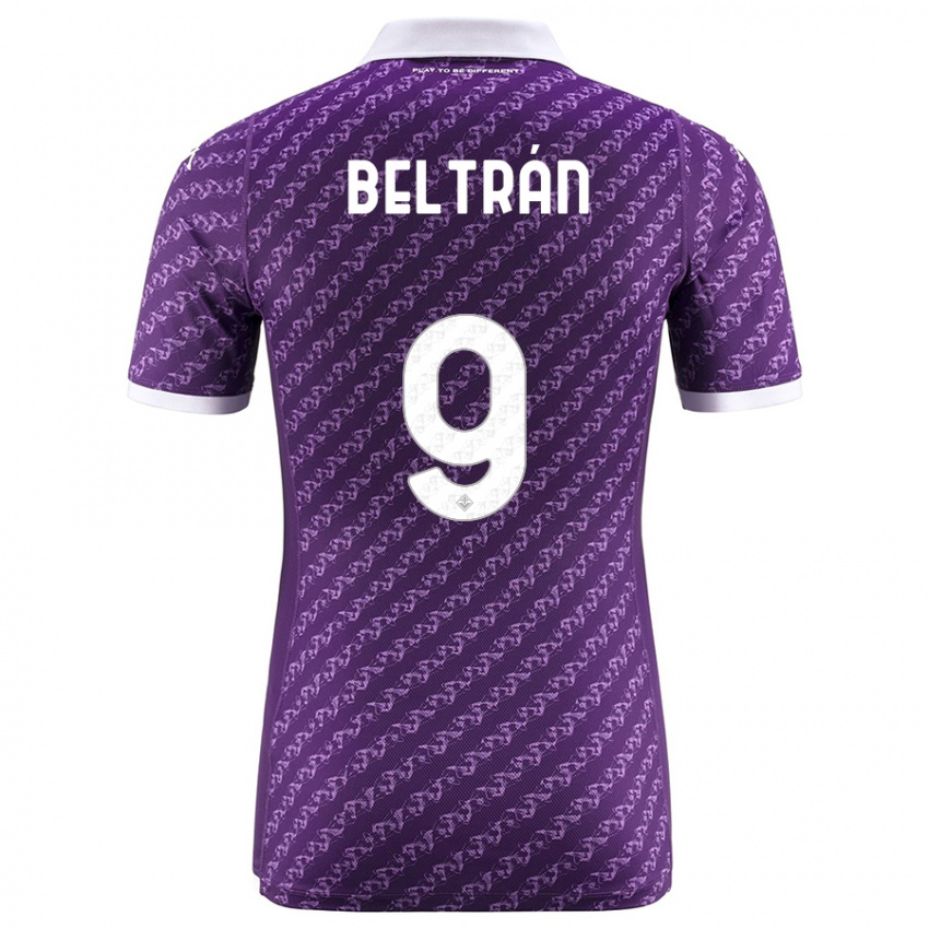 Hombre Camiseta Lucas Beltrán #9 Violeta 1ª Equipación 2023/24 La Camisa Perú