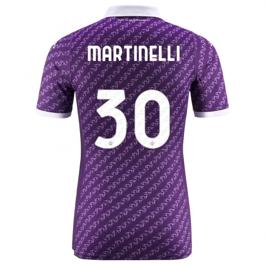 Hombre Camiseta Tommaso Martinelli #30 Violeta 1ª Equipación 2023/24 La Camisa Perú