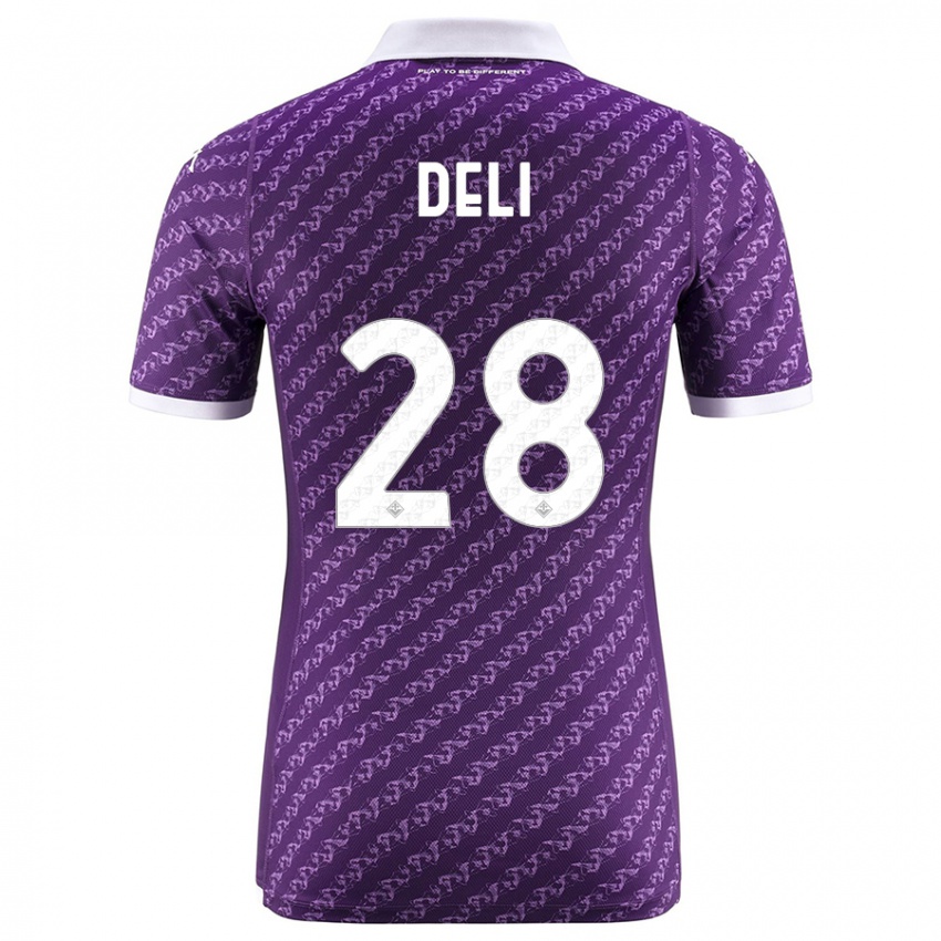 Hombre Camiseta Lapo Deli #28 Violeta 1ª Equipación 2023/24 La Camisa Perú