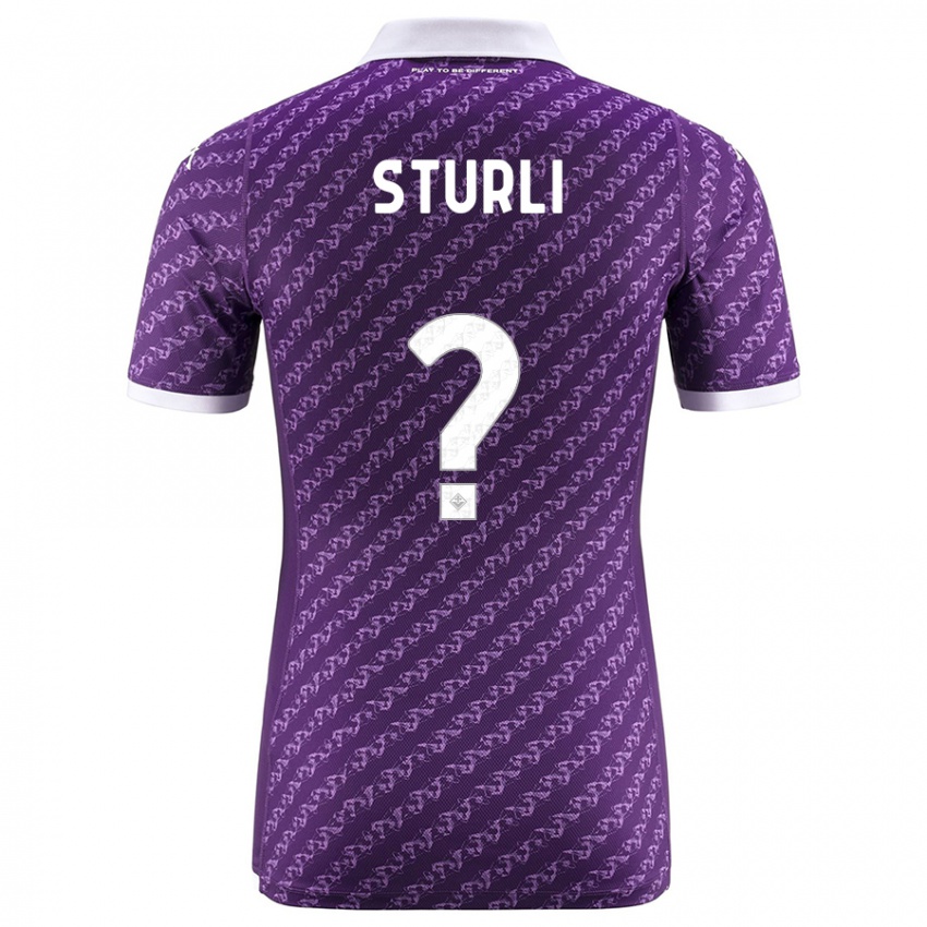 Hombre Camiseta Edoardo Sturli #0 Violeta 1ª Equipación 2023/24 La Camisa Perú