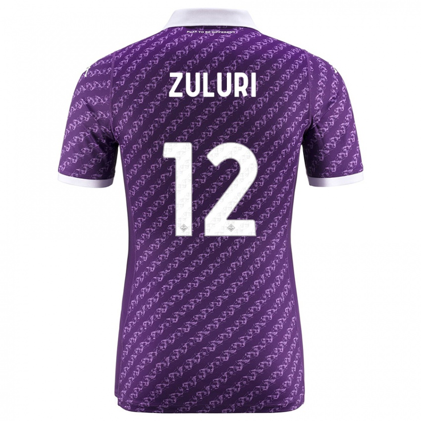 Hombre Camiseta Athena Zuluri #12 Violeta 1ª Equipación 2023/24 La Camisa Perú