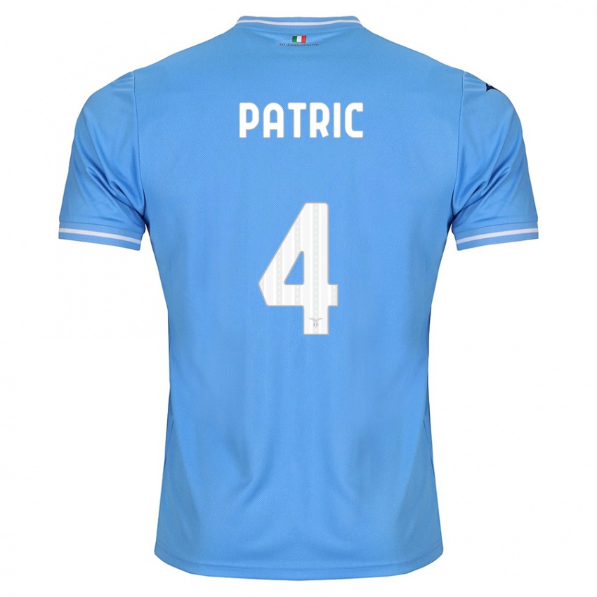 Hombre Camiseta Patric #4 Azul 1ª Equipación 2023/24 La Camisa Perú