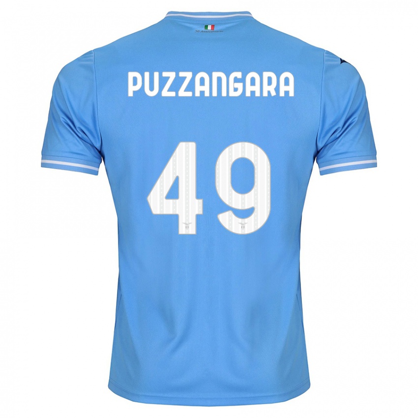 Hombre Camiseta Angelo Antonio Puzzangara #49 Azul 1ª Equipación 2023/24 La Camisa Perú