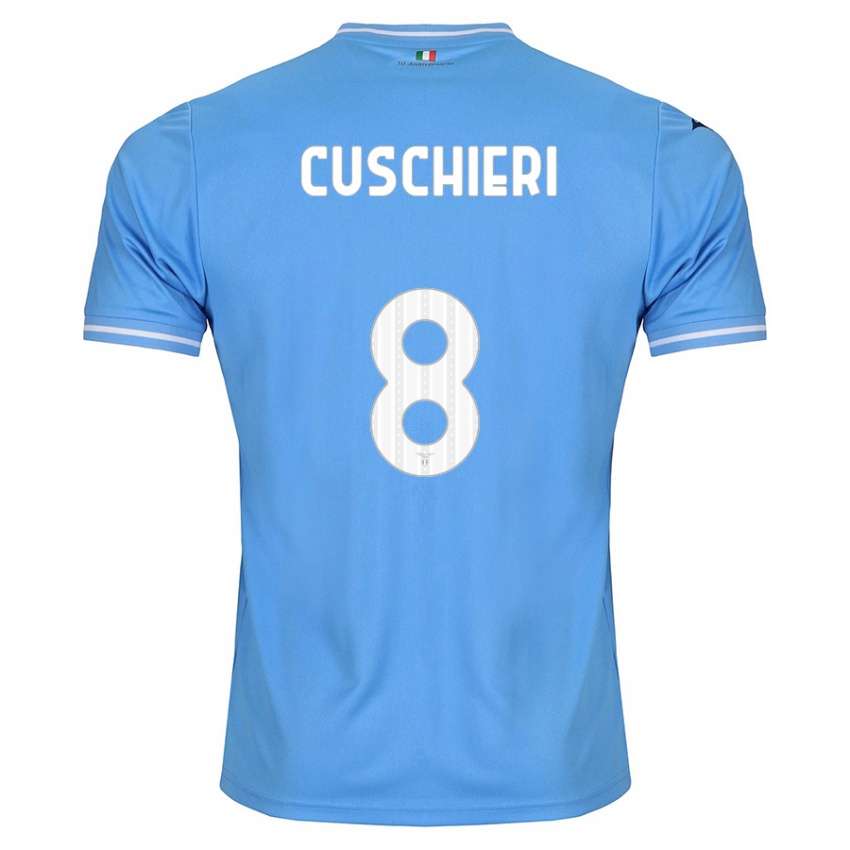 Hombre Camiseta Rachel Cuschieri #8 Azul 1ª Equipación 2023/24 La Camisa Perú