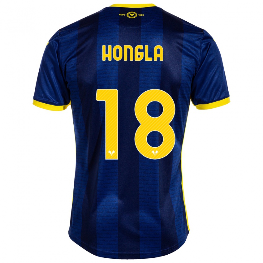 Hombre Camiseta Martin Hongla #18 Armada 1ª Equipación 2023/24 La Camisa Perú