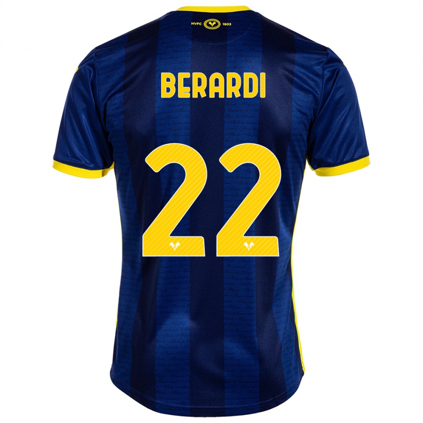 Hombre Camiseta Alessandro Berardi #22 Armada 1ª Equipación 2023/24 La Camisa Perú