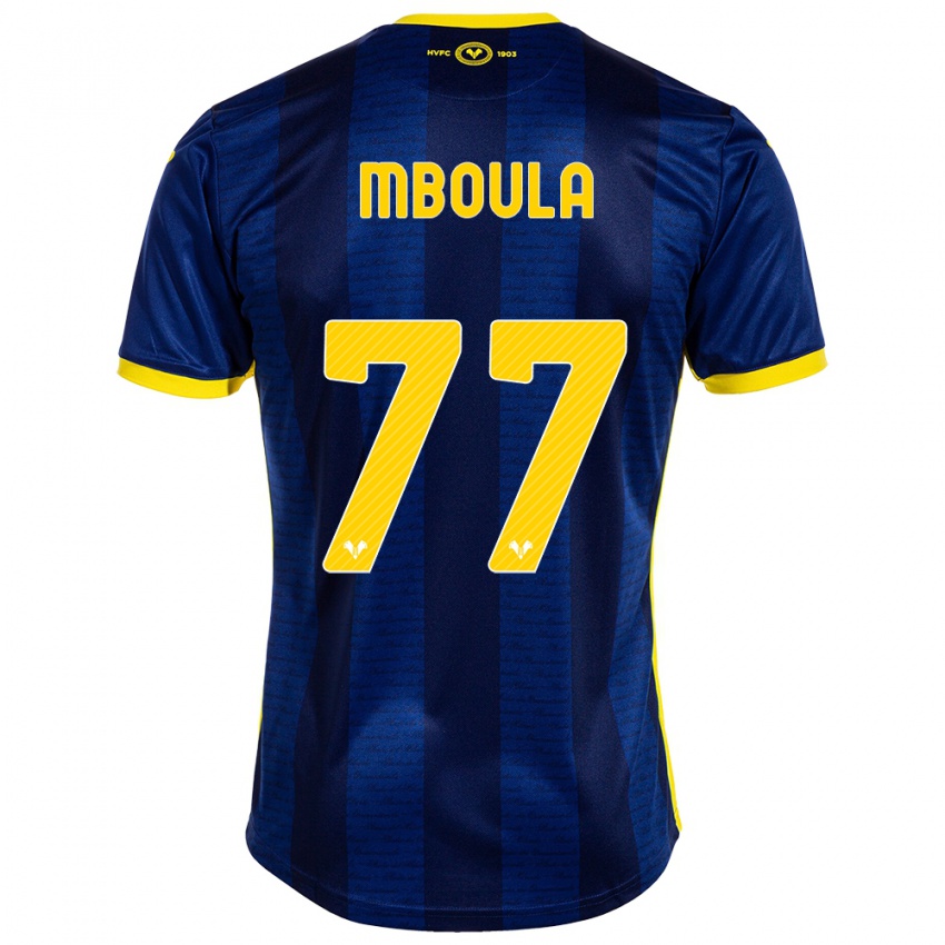 Hombre Camiseta Jordi Mboula #77 Armada 1ª Equipación 2023/24 La Camisa Perú