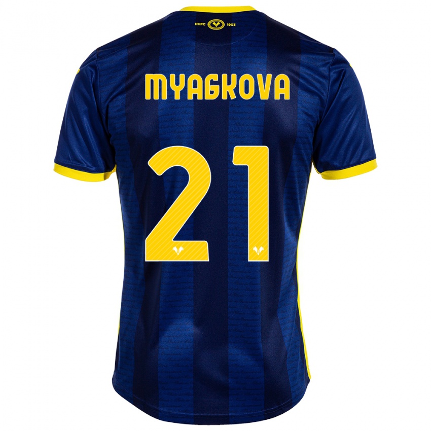 Hombre Camiseta Alina Myagkova #21 Armada 1ª Equipación 2023/24 La Camisa Perú