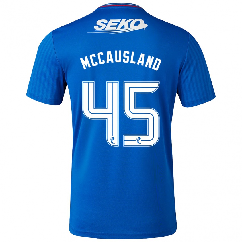 Hombre Camiseta Ross Mccausland #45 Azul 1ª Equipación 2023/24 La Camisa Perú