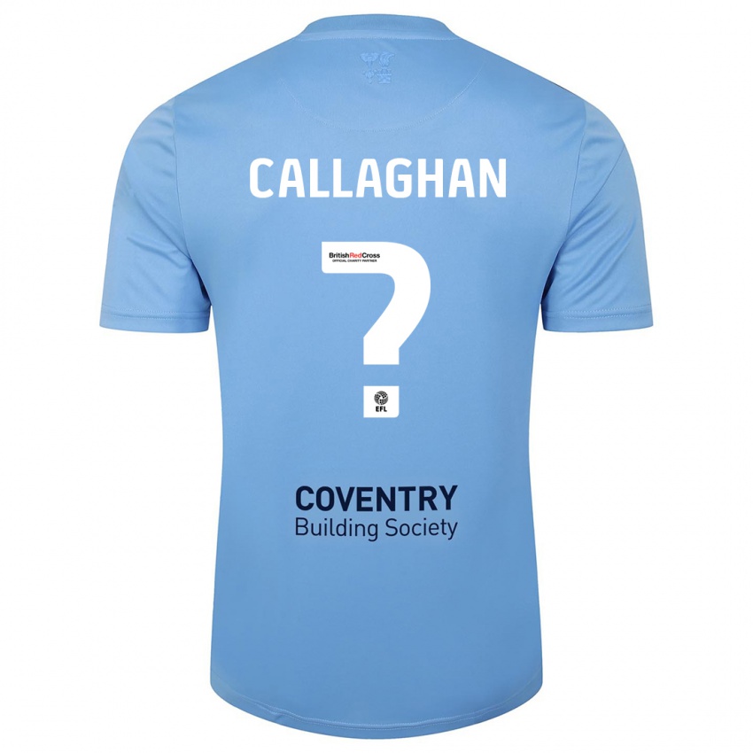 Hombre Camiseta Charlie Callaghan #0 Cielo Azul 1ª Equipación 2023/24 La Camisa Perú