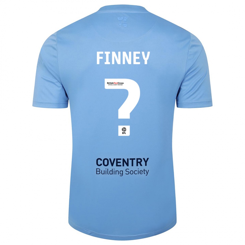 Hombre Camiseta Charlie Finney #0 Cielo Azul 1ª Equipación 2023/24 La Camisa Perú