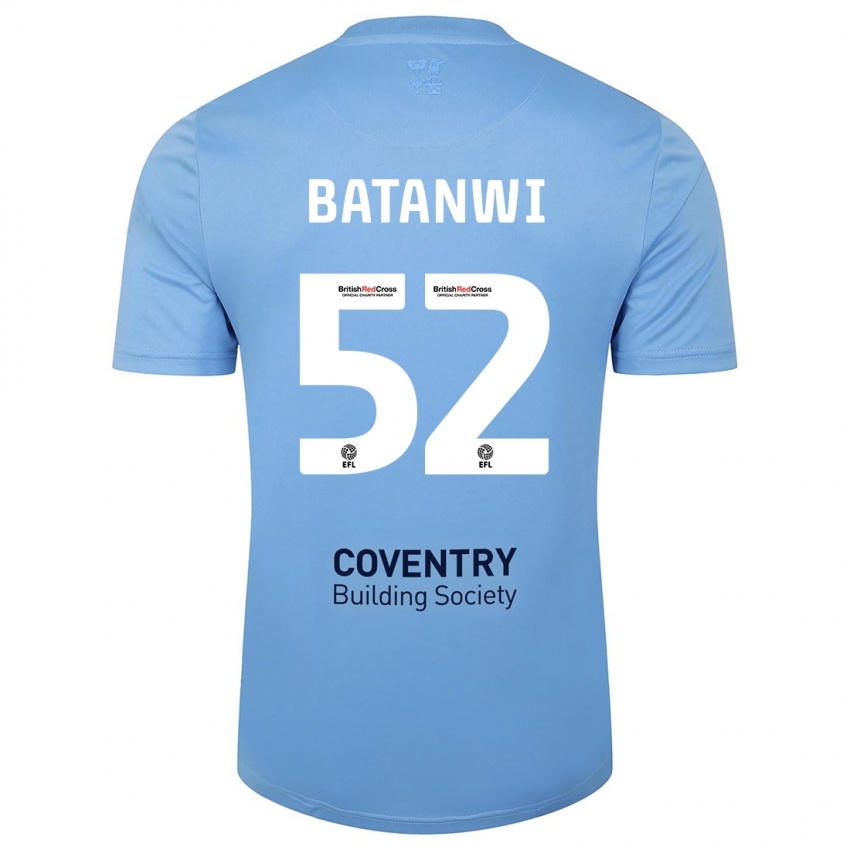 Hombre Camiseta Tristen Batanwi #52 Cielo Azul 1ª Equipación 2023/24 La Camisa Perú