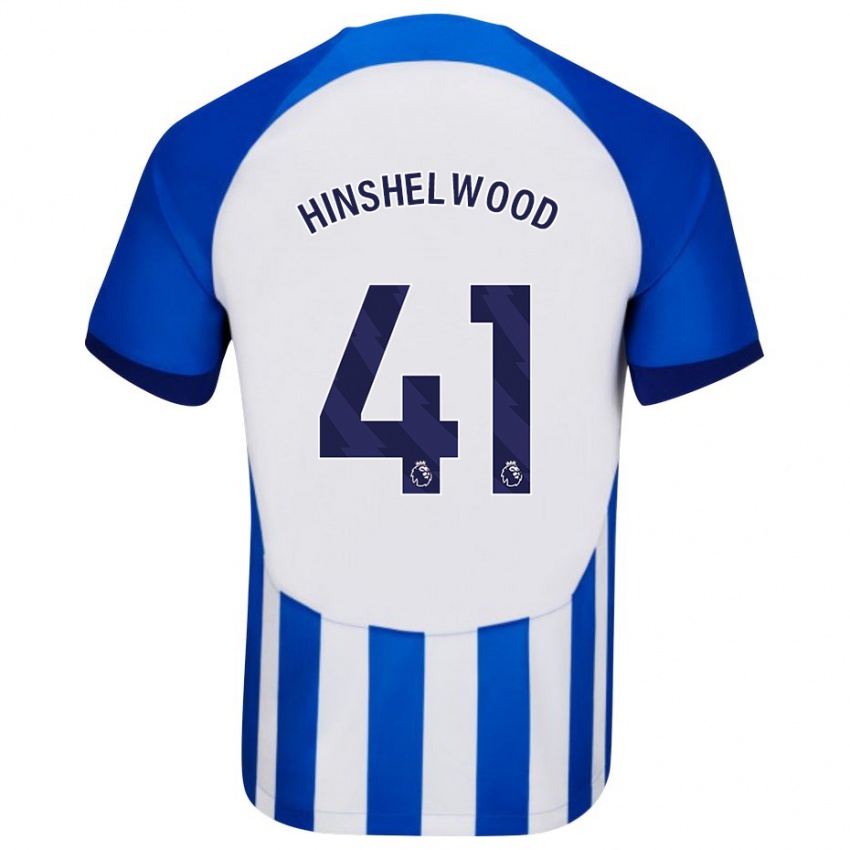 Hombre Camiseta Jack Hinshelwood #41 Azul 1ª Equipación 2023/24 La Camisa Perú