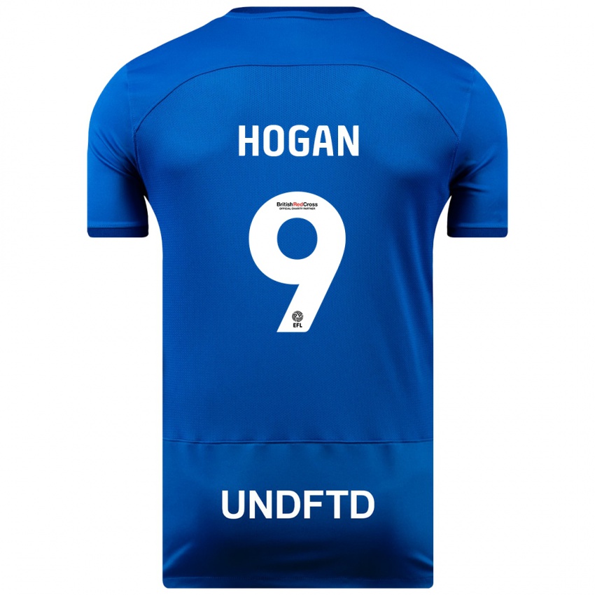 Hombre Camiseta Scott Hogan #9 Azul 1ª Equipación 2023/24 La Camisa Perú