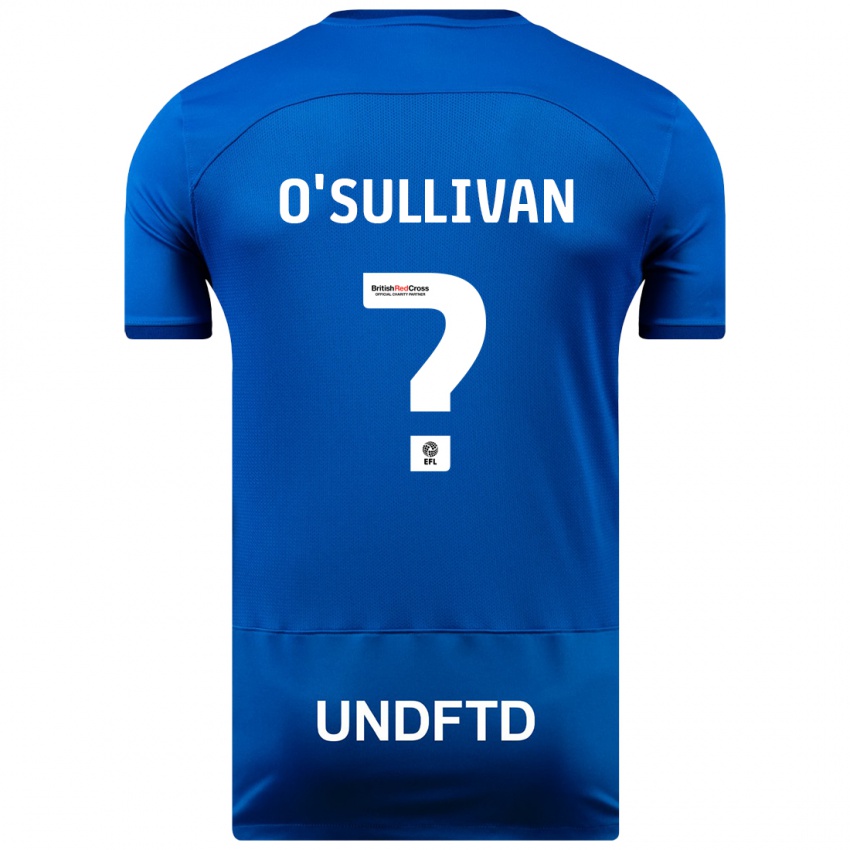 Hombre Camiseta William O'sullivan #0 Azul 1ª Equipación 2023/24 La Camisa Perú