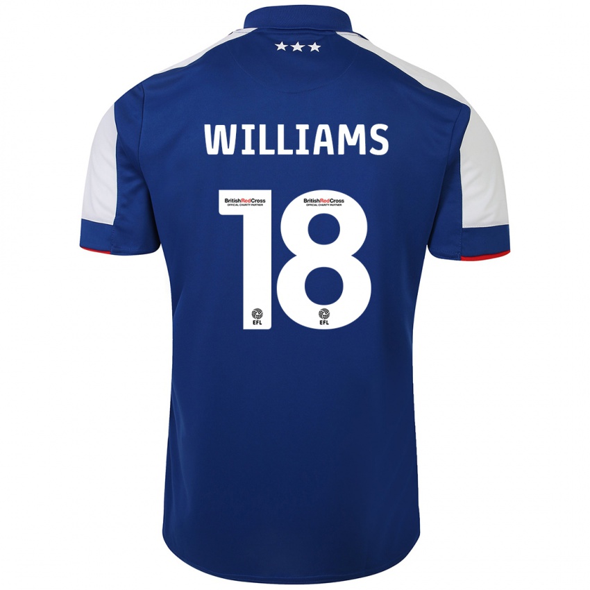 Hombre Camiseta Brandon Williams #18 Azul 1ª Equipación 2023/24 La Camisa Perú
