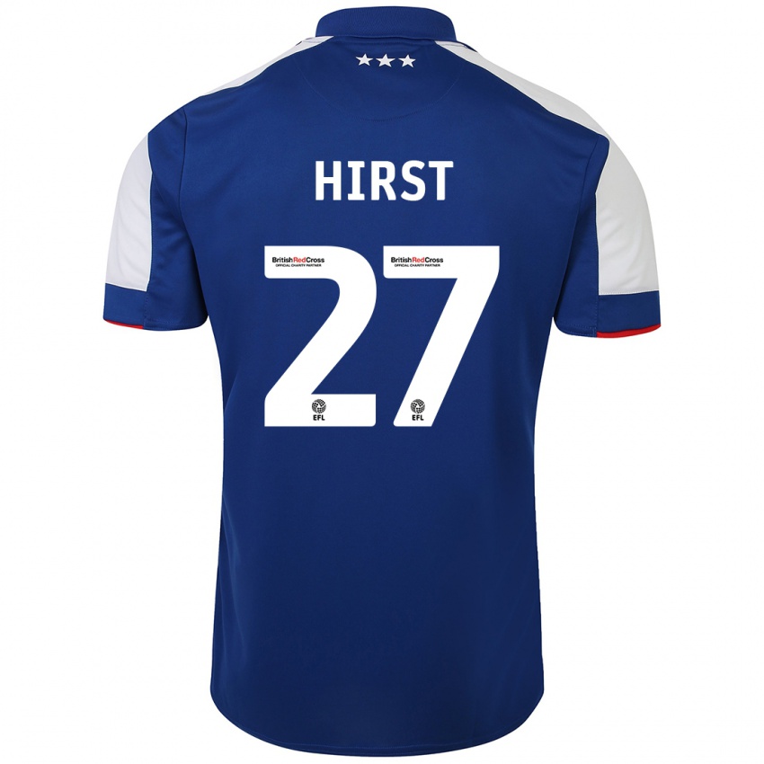 Hombre Camiseta George Hirst #27 Azul 1ª Equipación 2023/24 La Camisa Perú
